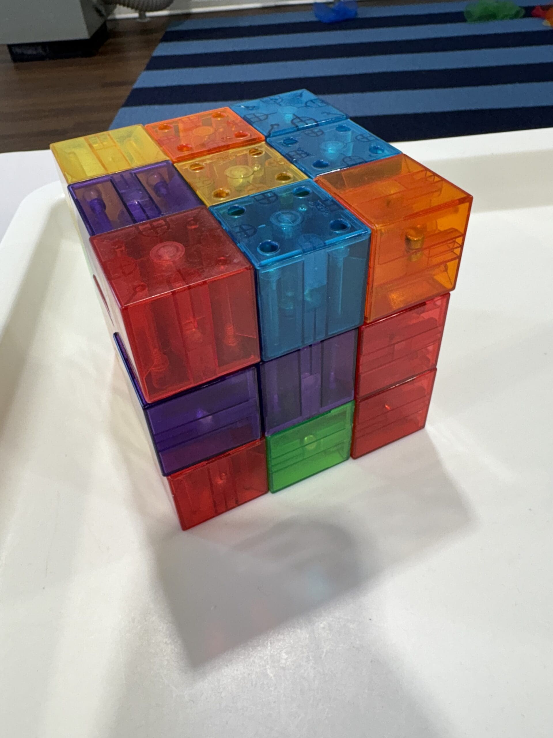 Using Magnetic Cubes For Math - Stress Free Math for Kids